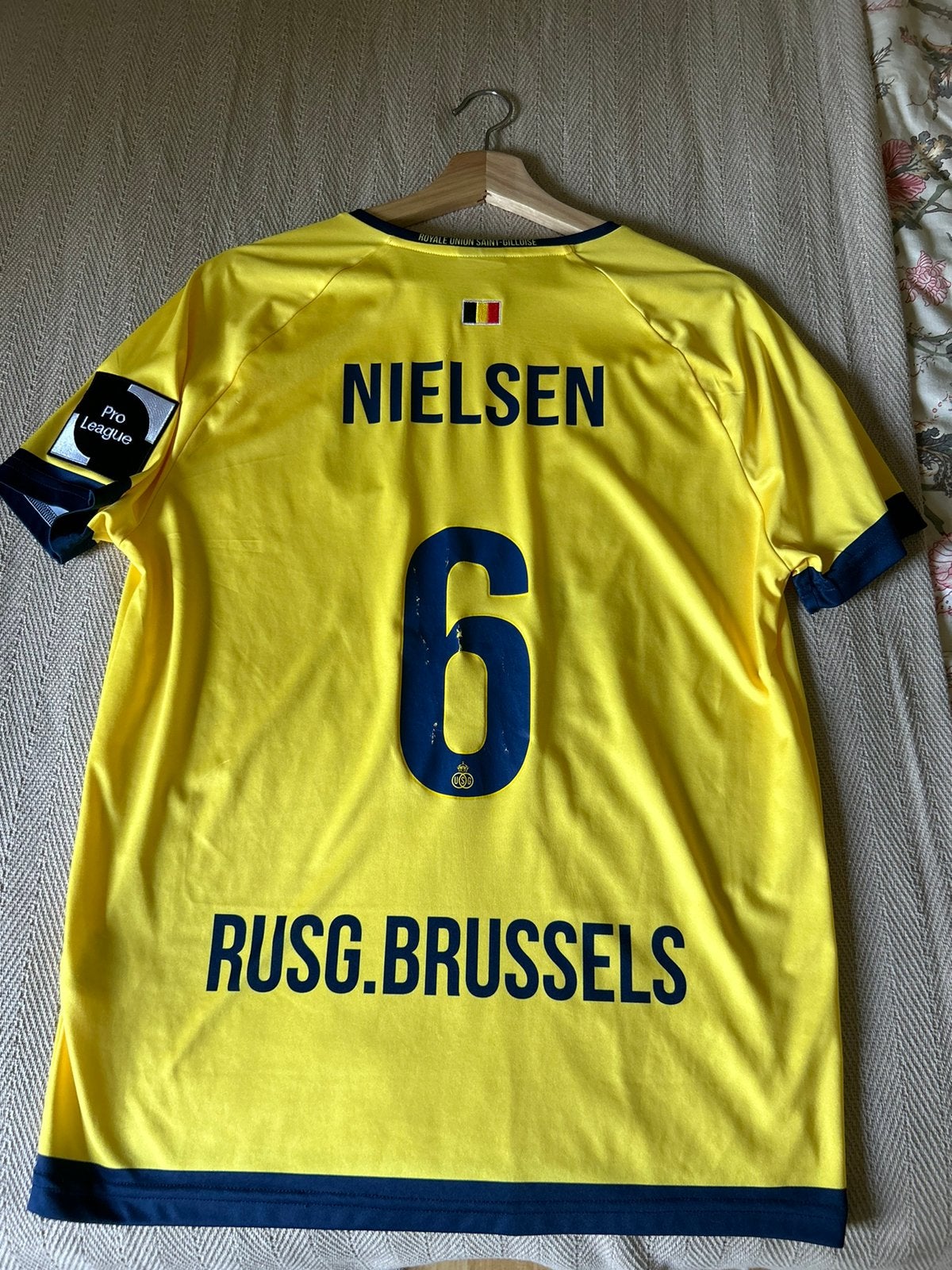 Matchworn shirt - Casper Nielsen - Kampioenenshirt Union SG, Ophalen, Zo goed als nieuw, Shirt