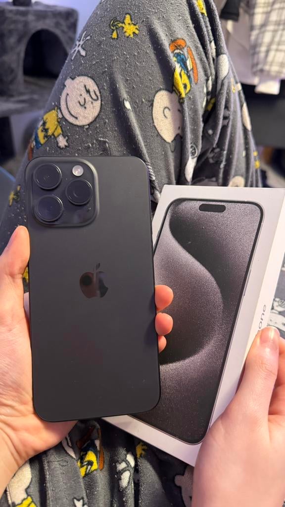 iPhone 15 Pro Max Noir Mat, Ophalen, Nieuw