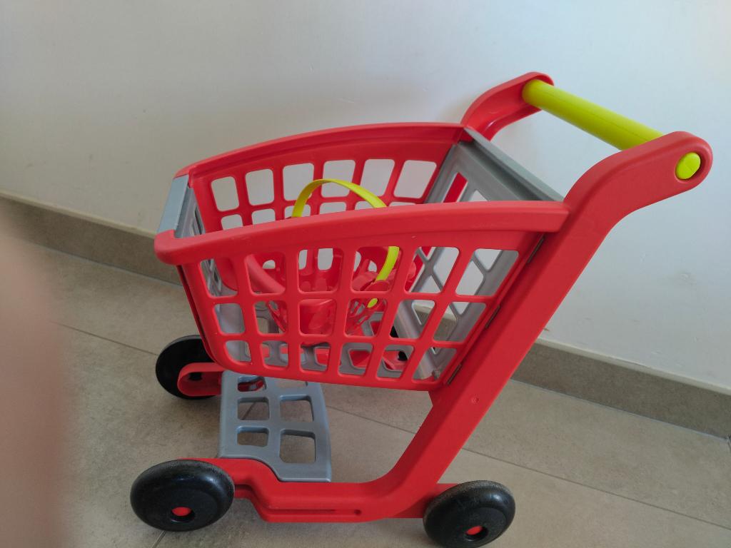 Winkelkarretje, Ophalen, Gebruikt, Kunststof, Speelkeuken-accessoire