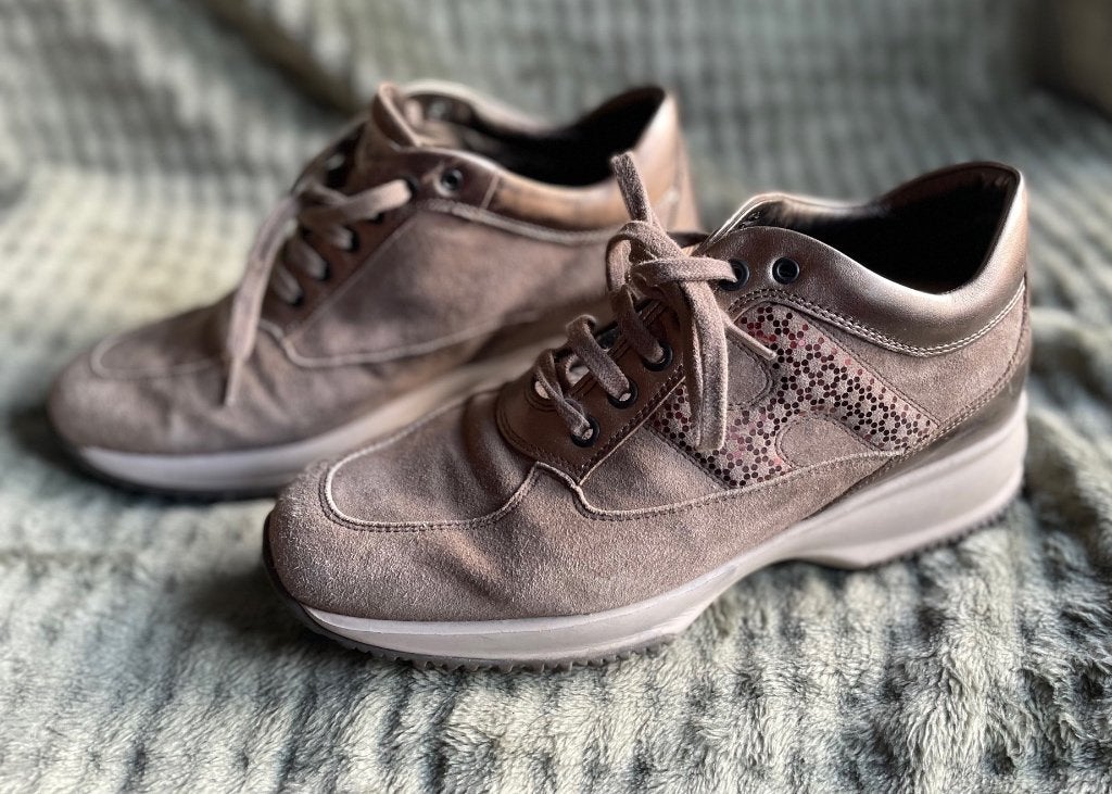 Hogan Interactive sneakers - taupe/beige - maat 37,5, Kleding | Dames, Beige, Ophalen of Verzenden, Hogan, Sneakers