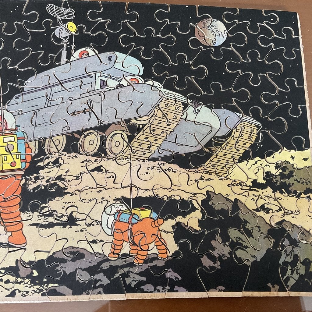 Puzzel van Kuifje, Ophalen of Verzenden, Kuifje, Gebruikt, Boek of Spel