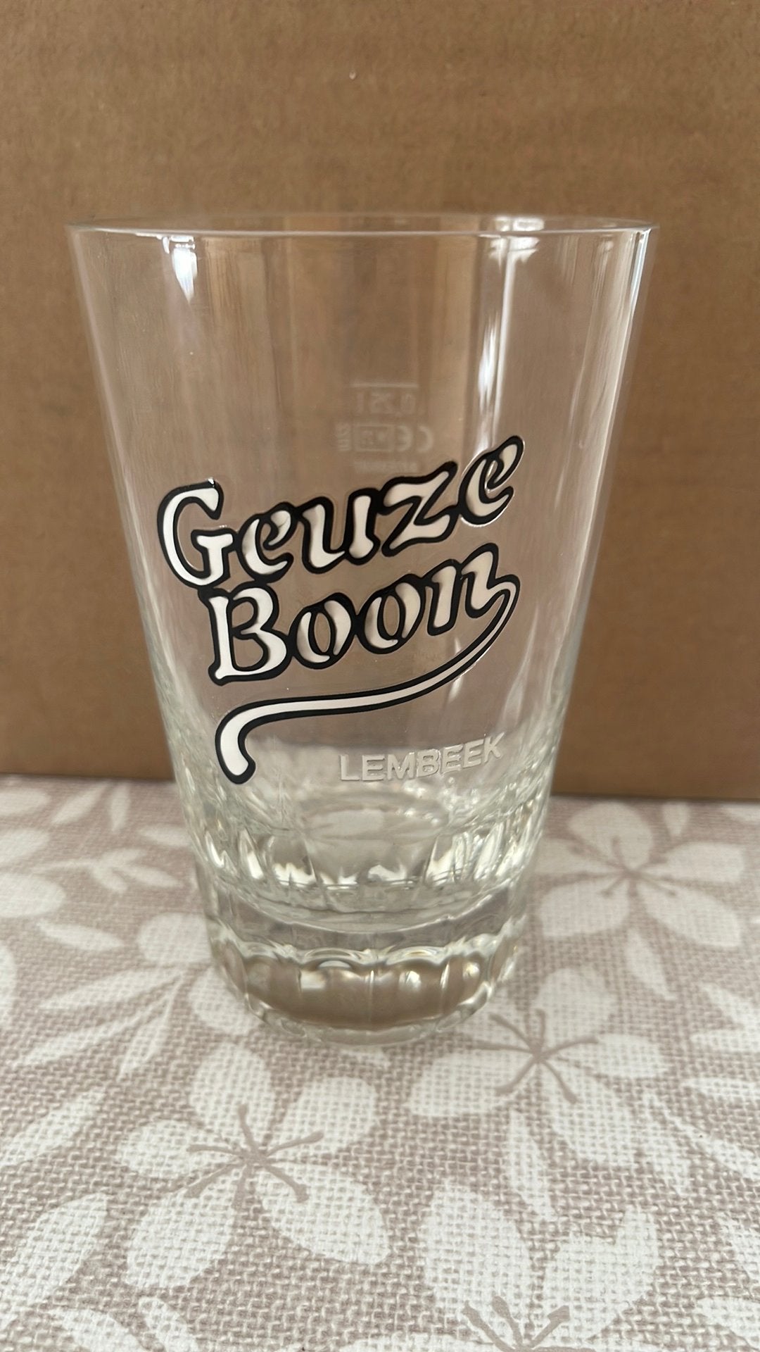 Glas geuze boon, Verzamelen, Ophalen, Zo goed als nieuw