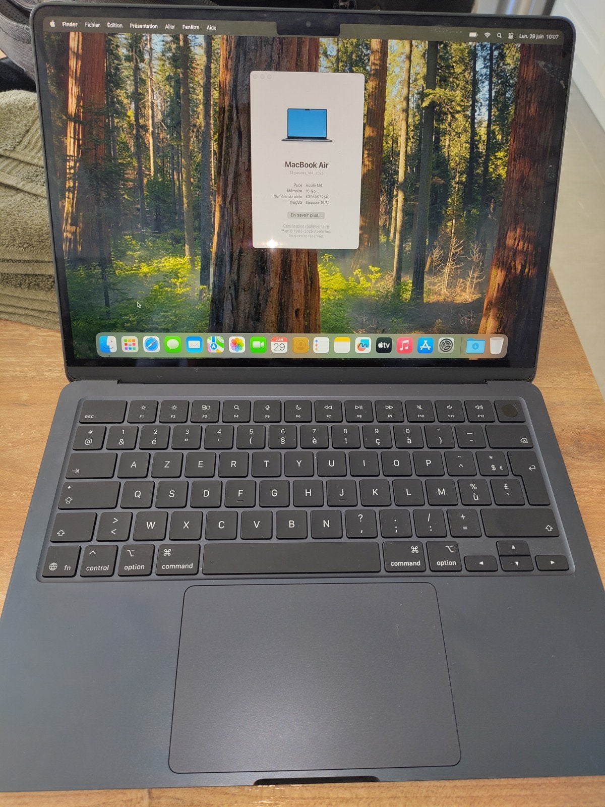 Macbook Air M4 13" 2025, Informatique & Logiciels, Ordinateurs portables Windows