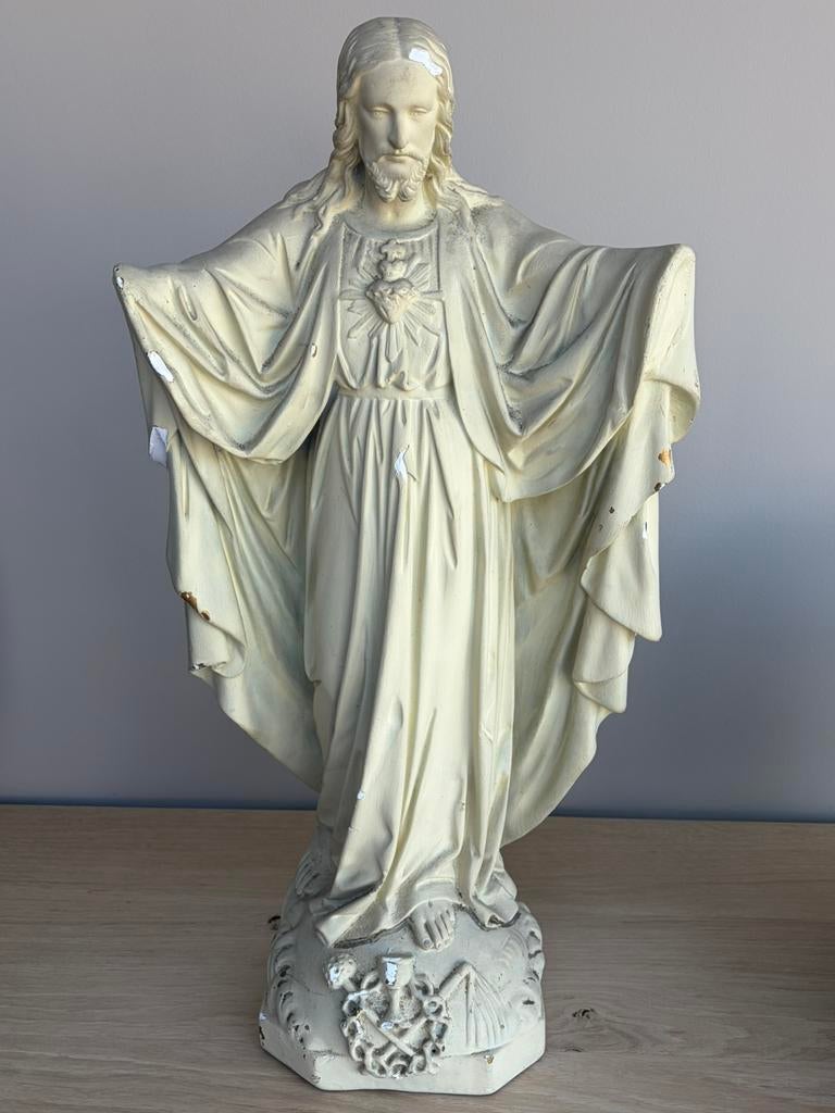 Jesus Chris • vintage statue religion, Enlèvement