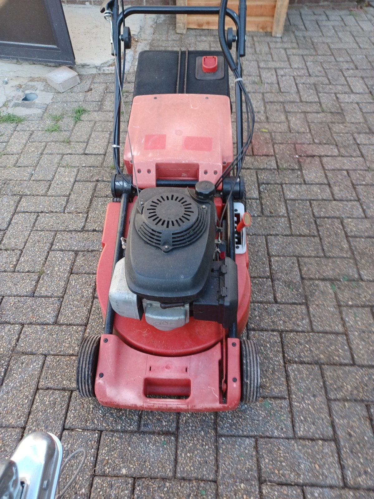 grasmaaier wolf met honda motor, Ophalen