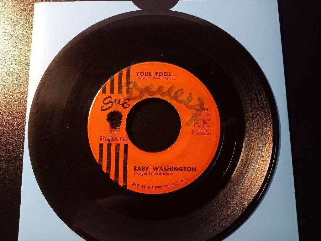 Baby Washington‎ —  Run My Heart / Your Fool '7 Popcorn, CD & DVD, Vinyles | R&B & Soul, Enlèvement ou Envoi, 7 inch, Utilisé