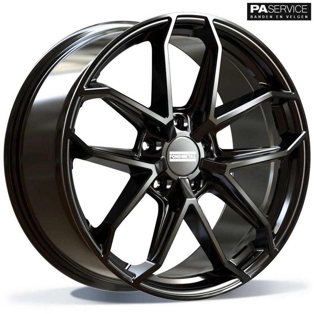 Nieuw 20/21 inch glossy Black Fondmetal Porsche 911 breedset, Auto-onderdelen, Banden en Velgen, -, -, Banden en Velgen, Nieuw