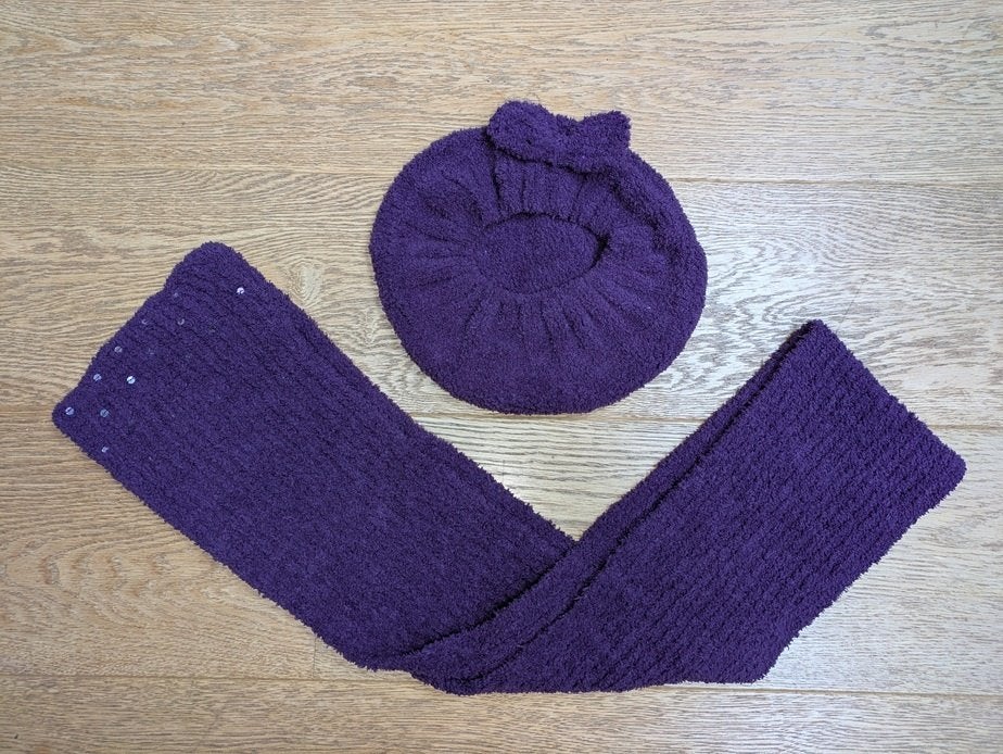 Ensemble fille 3 pommes - écharpe et bonnet mauve, Enfants & Bébés, Vêtements enfant | Bonnets, Écharpes & Gants, Enlèvement, Utilisé