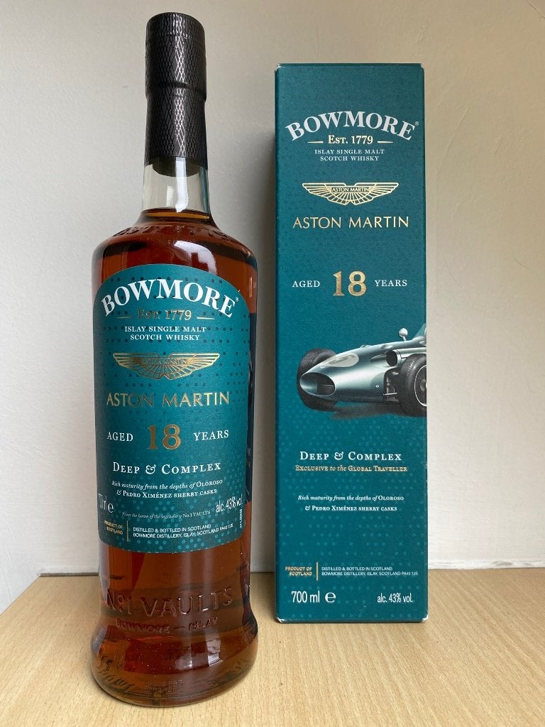 Bowmore 18 jaar Aston Martin edition no 6, Verzamelen, Ophalen of Verzenden, Vol