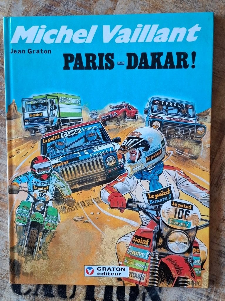 BD MICHEL VAILLANT #41 Paris - Dakar GRATON Edit. E.O. 1982, Ophalen, Jean Graton, Eén stripboek, Zo goed als nieuw