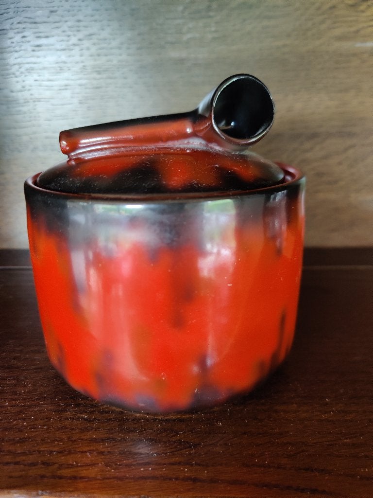 Antieke Art Deco Tabakspot uit de jaren 20-30, Ophalen, Gebruikt, Tabaksdoos of Verpakking