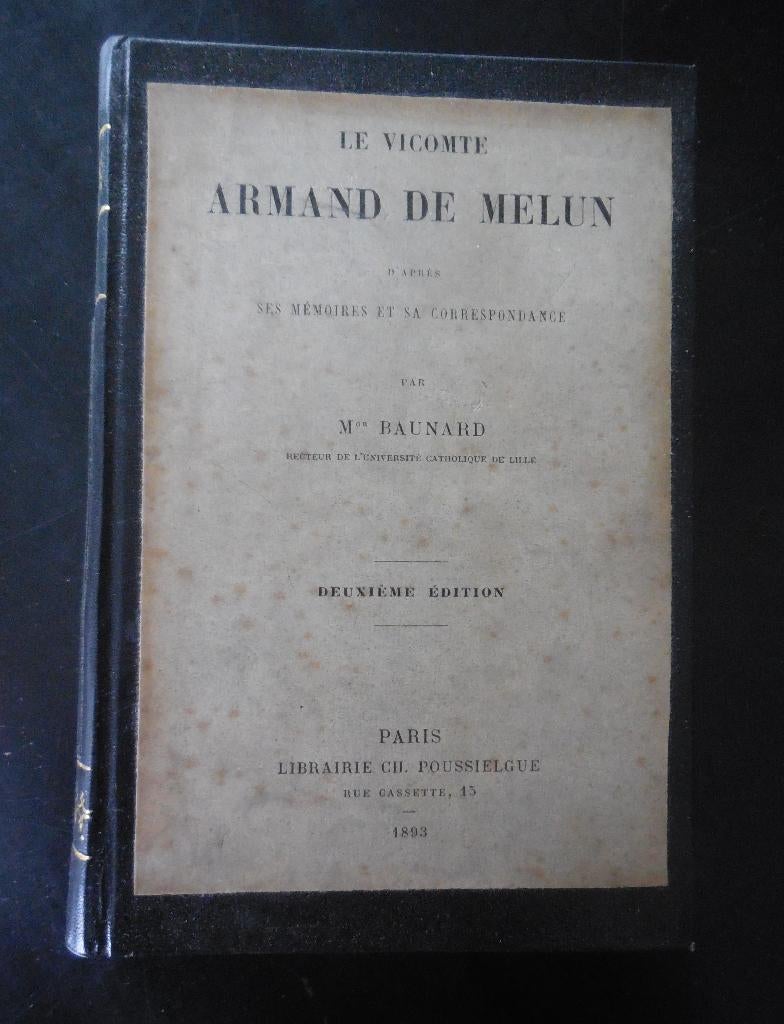 Armand de Melun - m. Baunard - 1893, Collections, Objets militaires | Général, Enlèvement ou Envoi