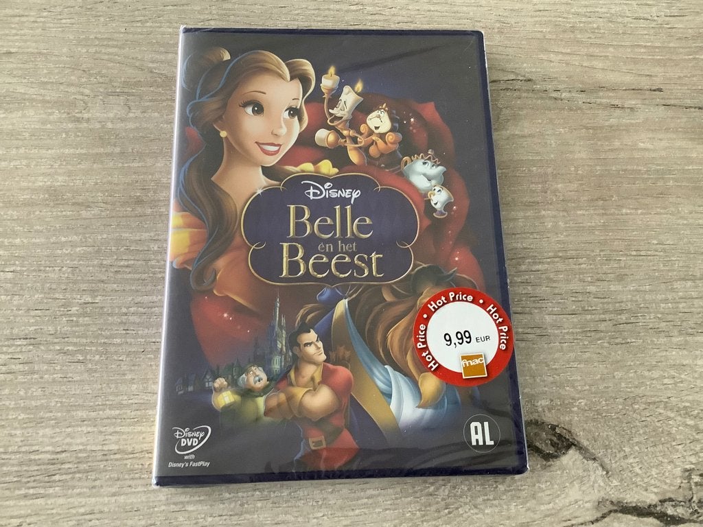 DVD Disney La Belle et la Bête (Nouveau), Enlèvement ou Envoi, Dessin animé, Tous les âges, Néerlandais