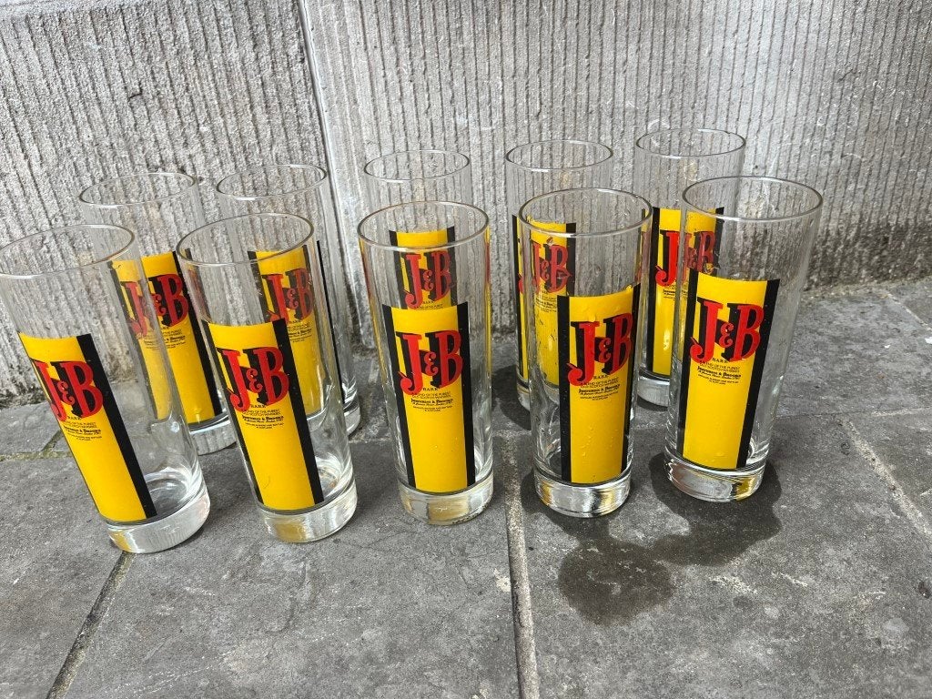 10 verres de whisky écossais J&B, Enlèvement ou Envoi