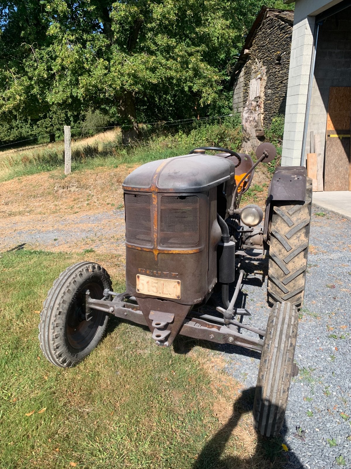 Deutz F1L514 tractor, Ophalen, Oldtimer, Deutz - Fahr