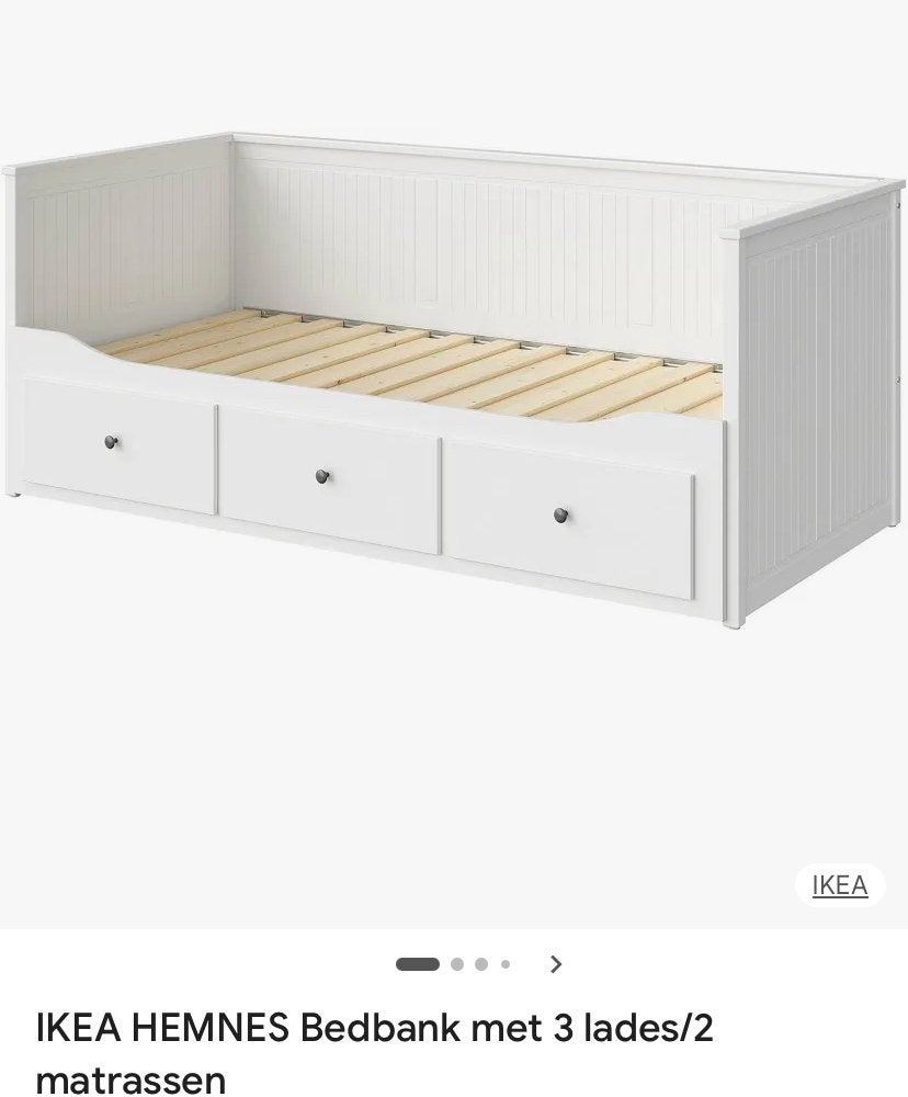 Ikea hemnes bed, Ophalen, Zo goed als nieuw