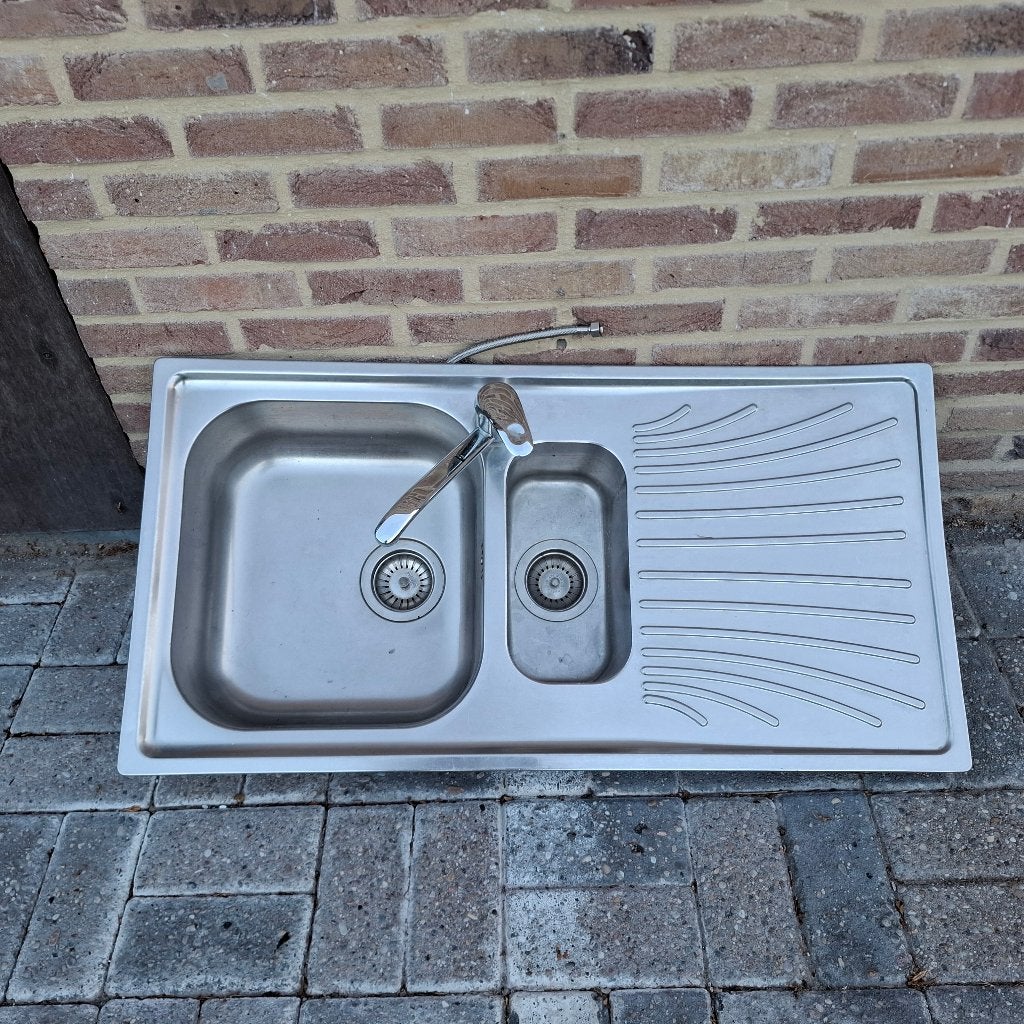 Keuken spoelbak met kraan, Huis en Inrichting, Ophalen, Zo goed als nieuw