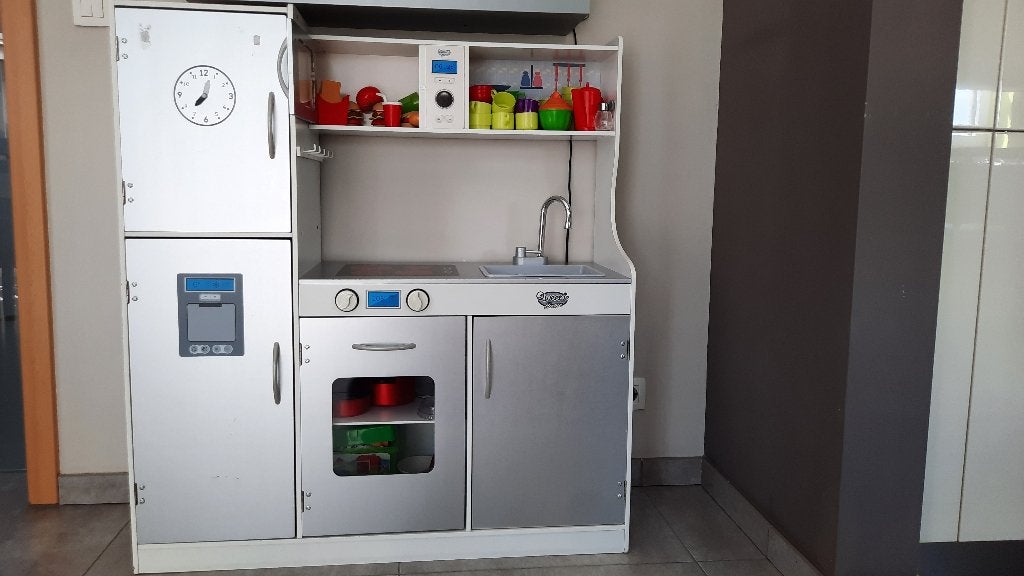 Ensemble meuble cuisine et accessoires pour enfant., Ophalen, Gebruikt, Hout, Speelkeuken