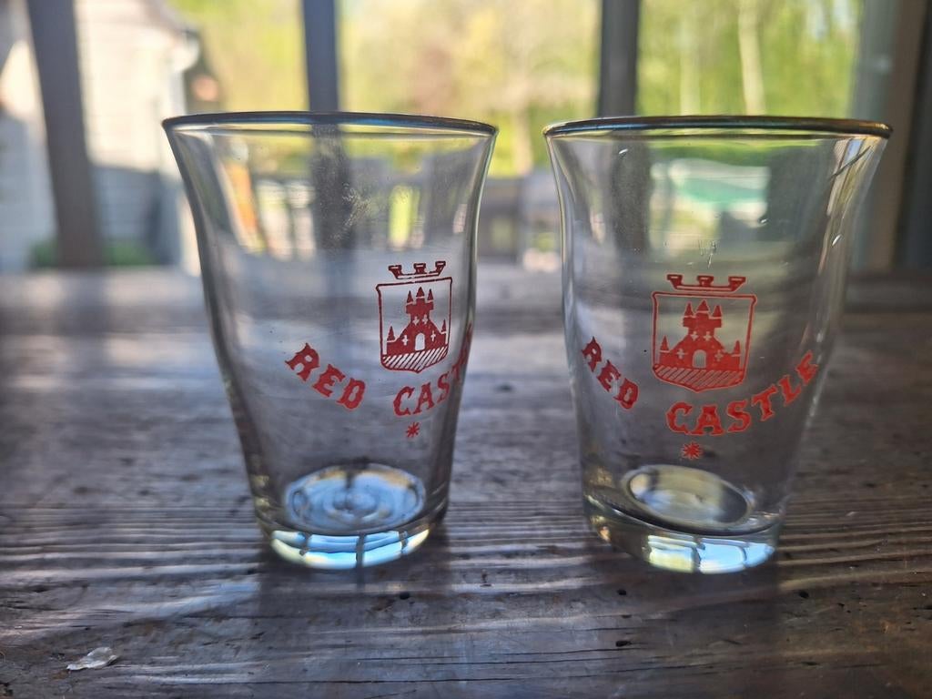 Drankreclame Red castle brouwerij en distilleerderij, Ophalen of Verzenden