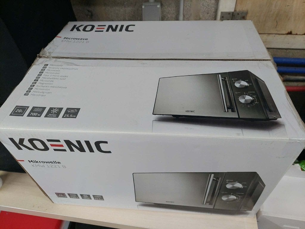 KOENIC KMW 1221 B Solo microgolfoven, Elektronische apparatuur, Ophalen, Gebruikt, Microgolfoven, Tussenbouw