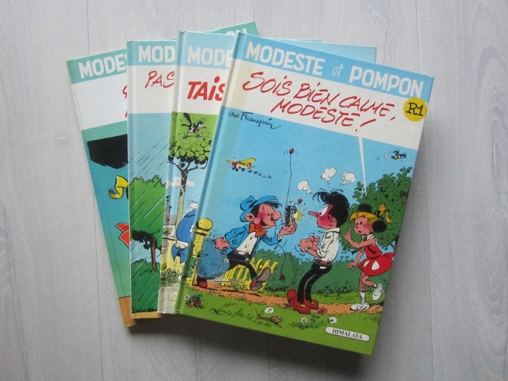 Modeste et Pompon - Prix dans la liste, Livres, Plusieurs BD, Enlèvement ou Envoi, Comme neuf, Franquin / Dino Atanasio