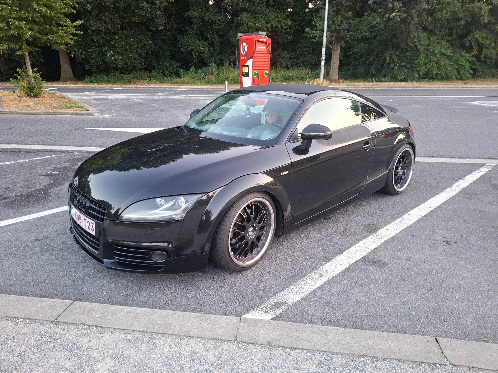 Superbe audi tt mk2 noir,cuir noir, stage 1- 243 cv, Autos, Cuir, Noir, Particulier, Noir