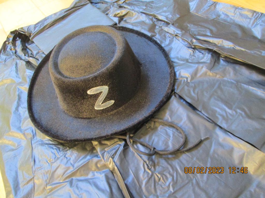 Déguisement « ZORRO », Ophalen, Maat 52/54 (L), Sans marque, Nieuw
