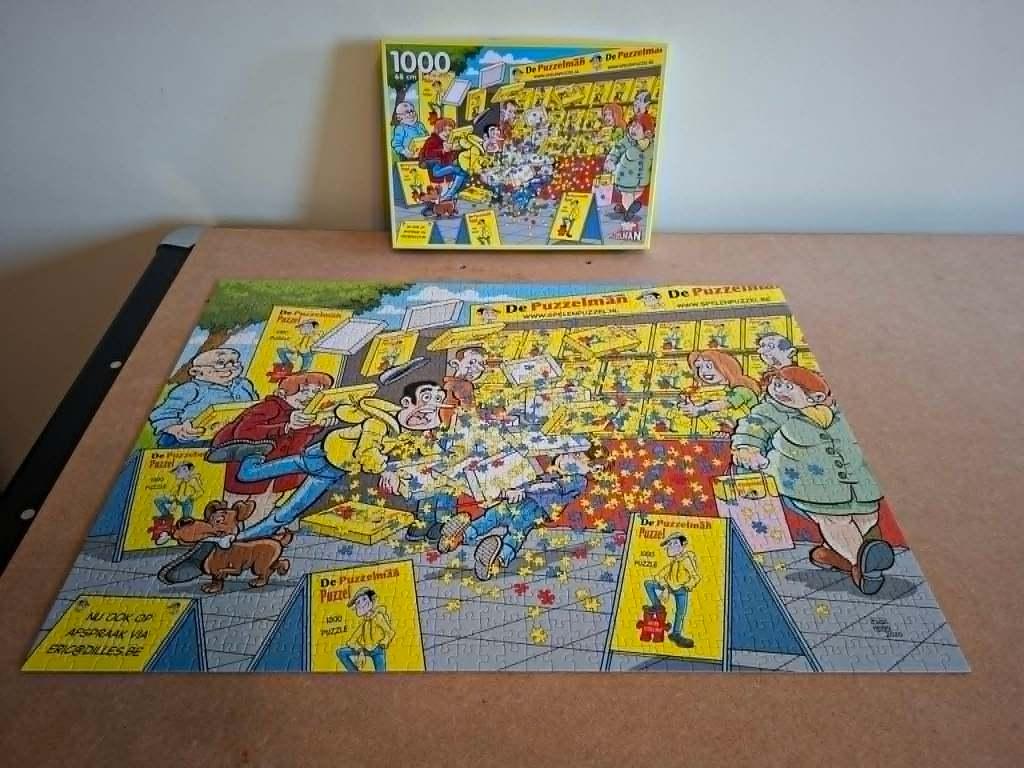 Puzzle : Puzzle Man (1000 pièces), Enlèvement ou Envoi, 500 à 1500 pièces, Utilisé, Puzzle