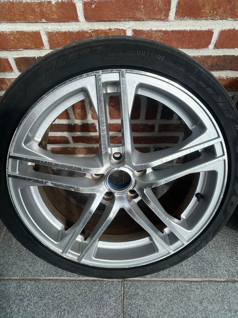 Audi replica 18” velgen met banden, Auto-onderdelen, Banden en Velgen, Ophalen, Band(en)