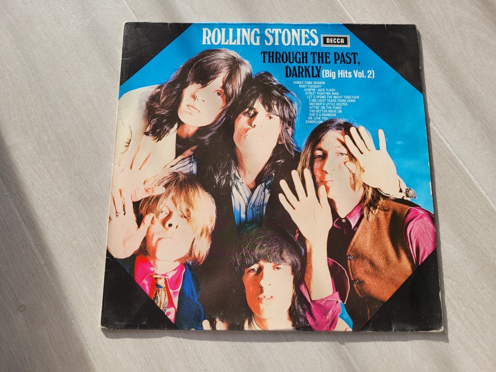 Vinyl Rolling Stones - Through the past, darkly, Ophalen of Verzenden, Gebruikt