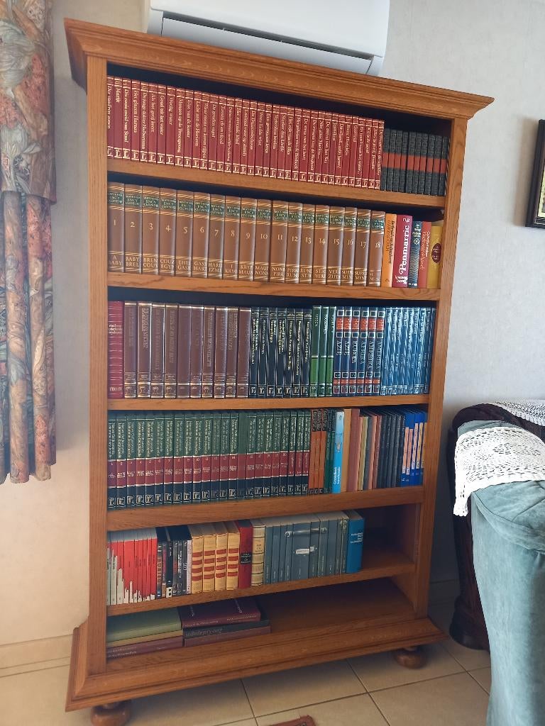 Boekenrek  met of zonder boeken, Avec tablette(s), Enlèvement, Utilisé, 200 cm ou plus