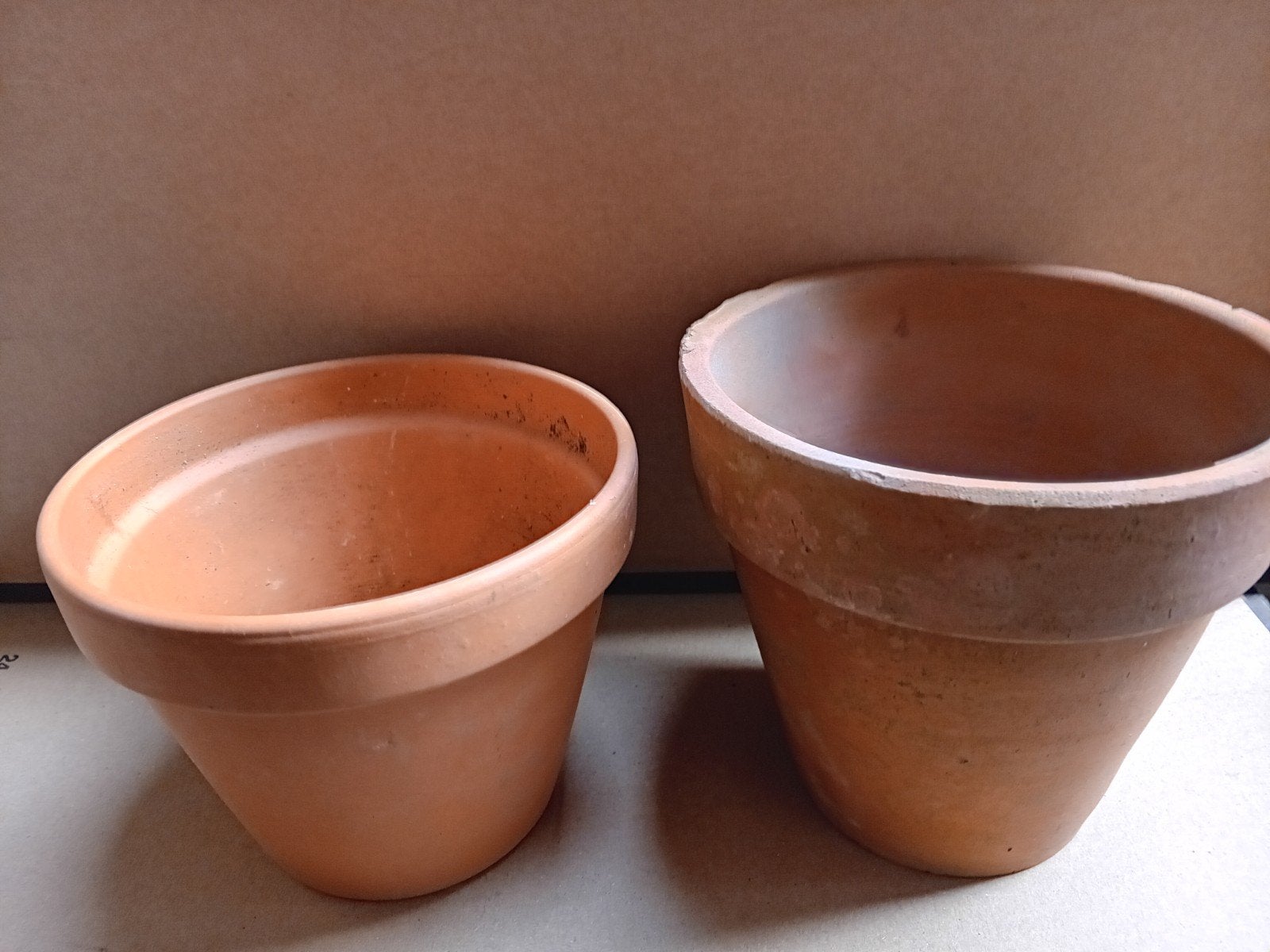 terracotta bloempotten, Ophalen, Rond, Binnen, Terracotta