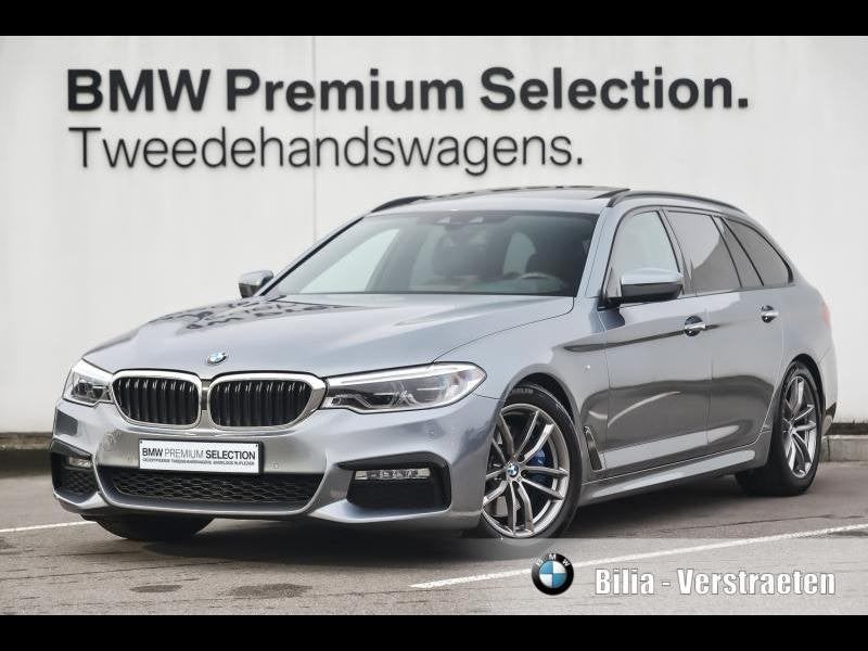 BMW 530 D Touring, Automaat, Dealer onderhouden, 2993 cc, Blauw