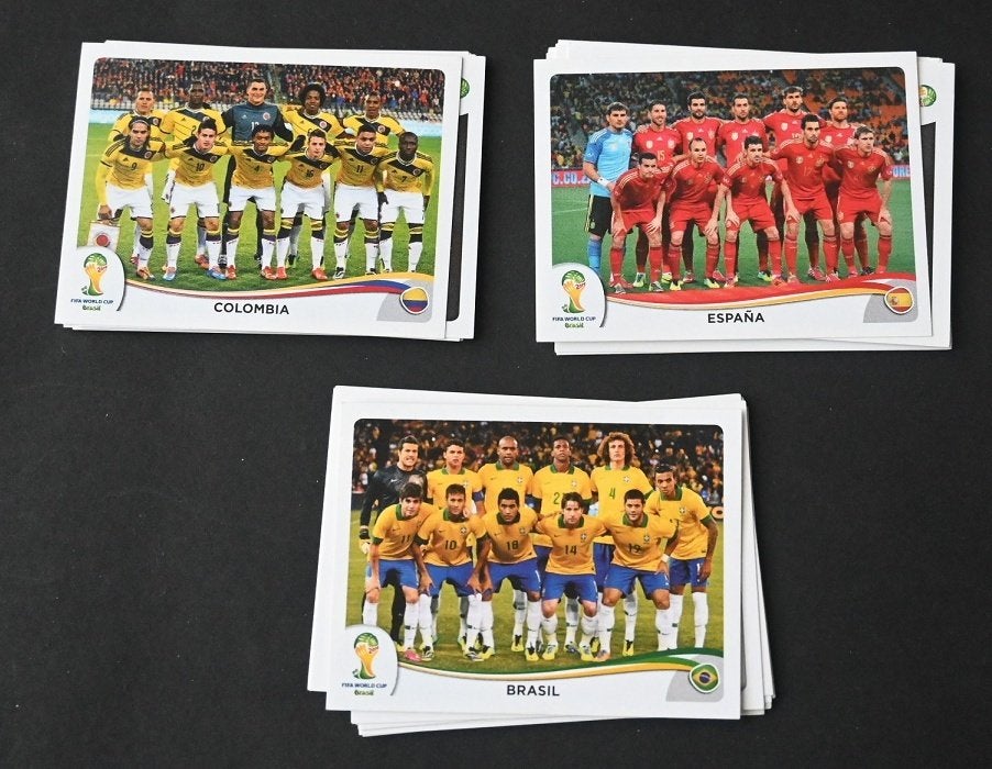 Panini WK 2014 Brasil / 161 Verschillende stickers, Verzenden, Nieuw, Poster, Plaatje of Sticker
