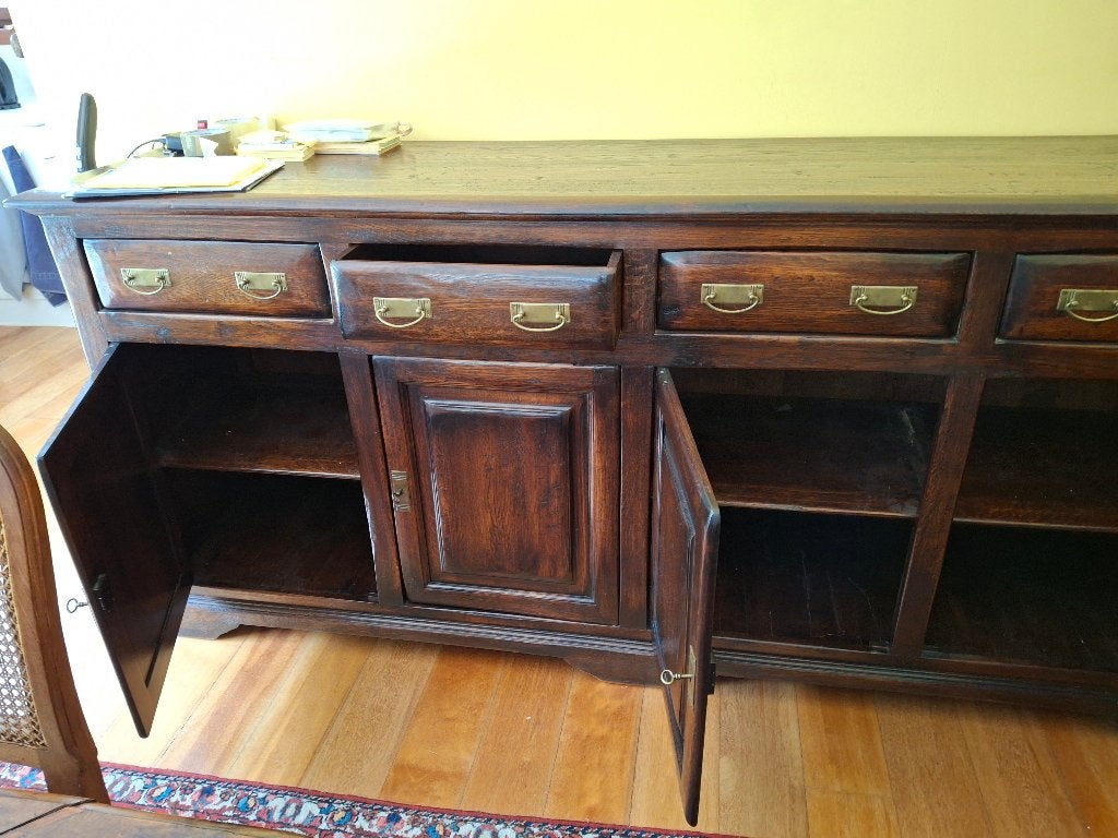 Dressoir, 200 cm ou plus, Avec tablette(s), Comme neuf, Enlèvement