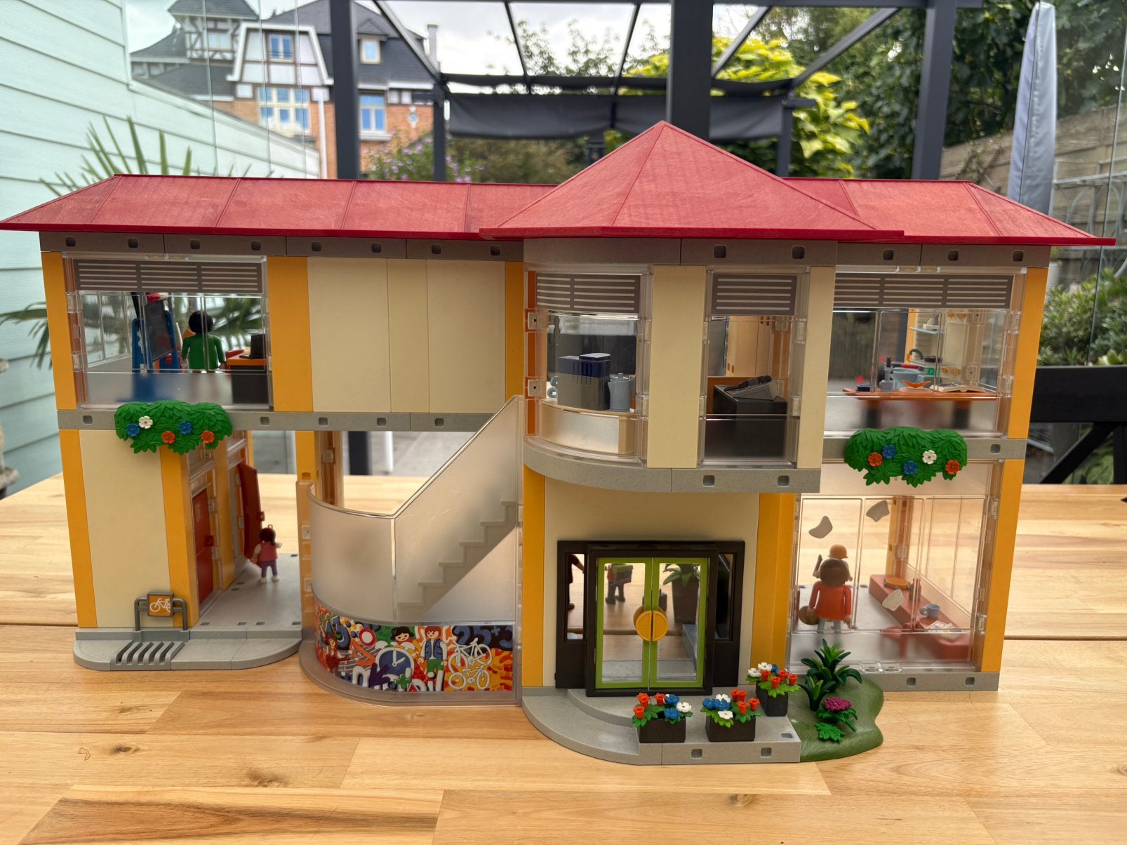 Playmobile school - Volledige set, Kinderen en Baby's, Speelgoed | Playmobil, Ophalen, Gebruikt, Gebouw, Complete set