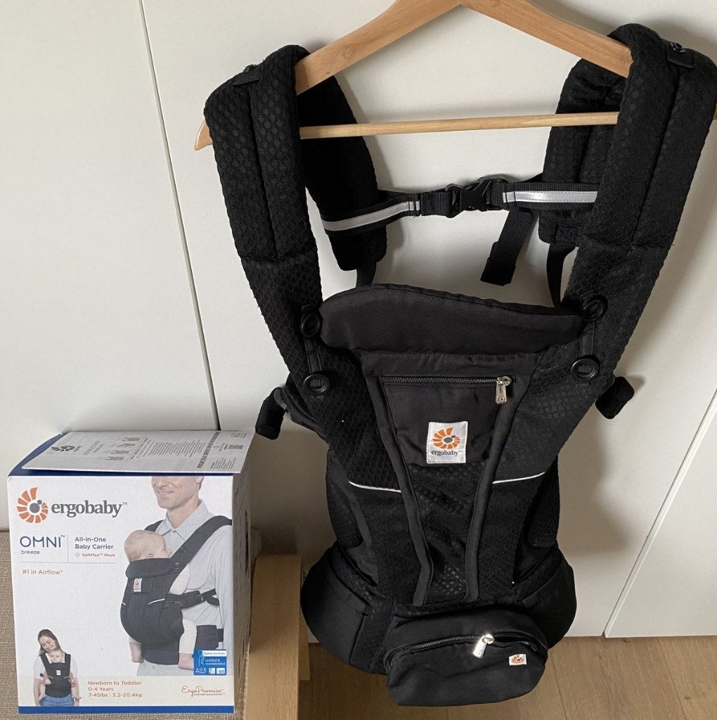 Zo goed als nieuw: Ergobaby Omni Breeze All-in-One (+doos), Enfants & Bébés, Porte-bébés & Écharpe porte bébé, Autres marques