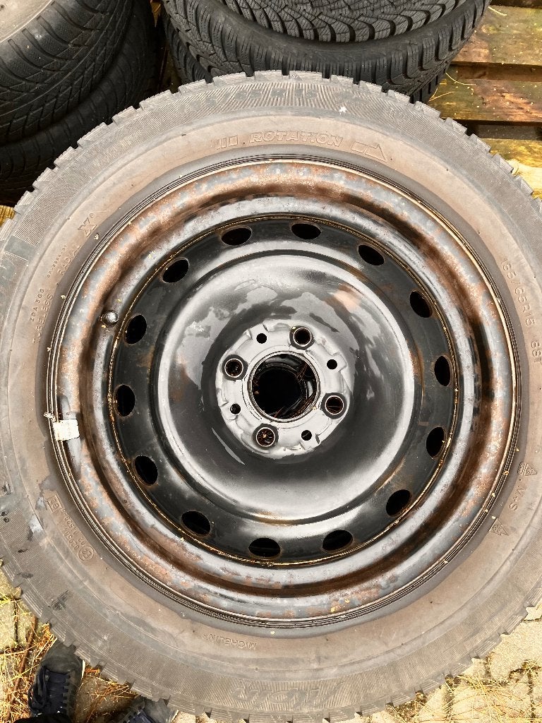 Banden + velgen Partner/Berlingo 2008-2018, Ophalen, 15 inch, Banden en Velgen, 185 mm