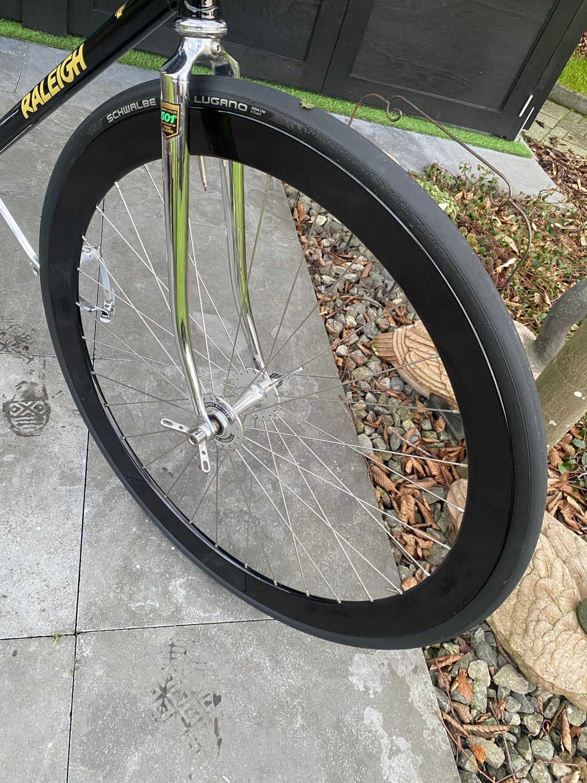 80’er Raleigh Fixie Fixed Gear Vast verzet Baanfiets-look, 26 inch, Zo goed als nieuw, 57 tot 61 cm, Ophalen