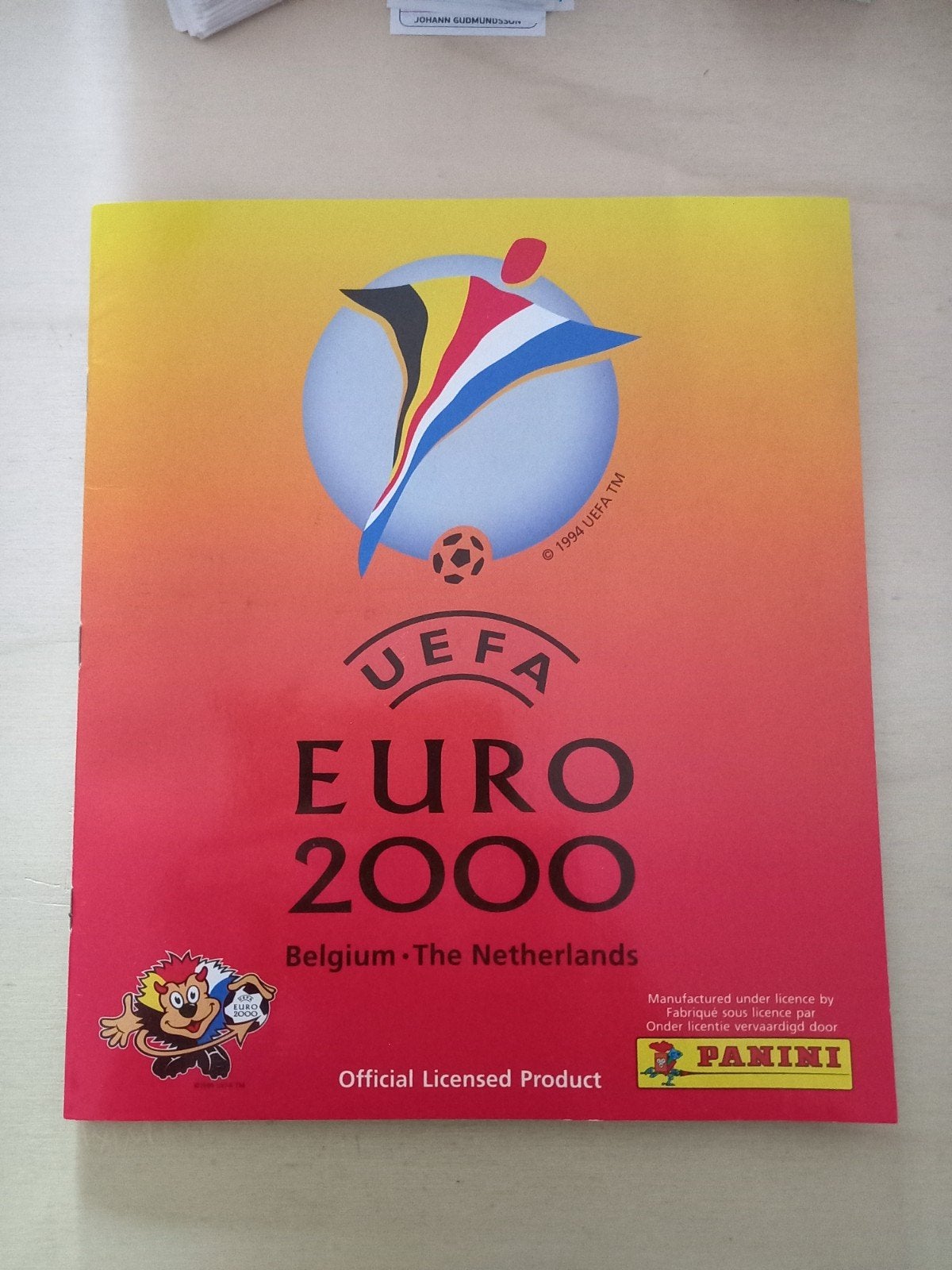 Panini Stickers EURO 2000 België-Nederland, Ophalen of Verzenden, Nieuw, Sticker
