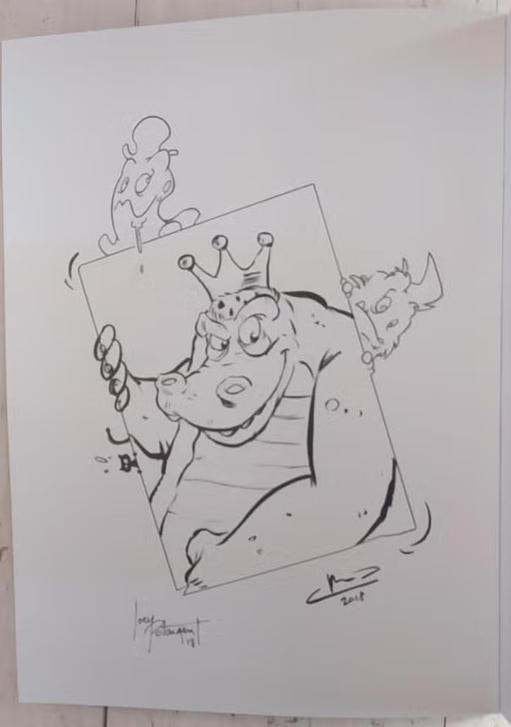 Lise op Monstereiland 1 (met originele tekening / dédicace ), Enlèvement ou Envoi