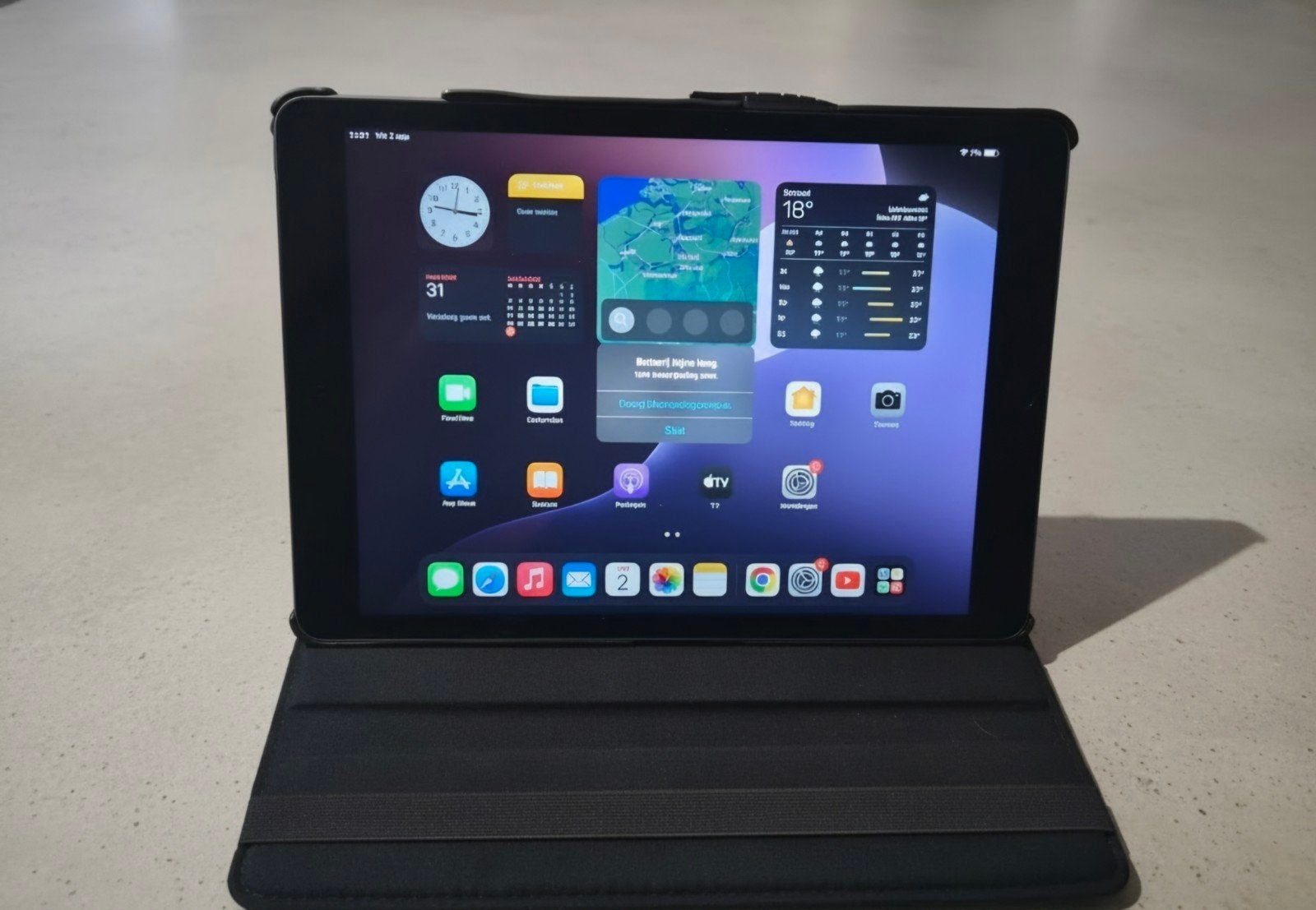Apple iPad 7e generatie 32GB Wi-Fi 10,2” + 360 hoes, Computers en Software, Gebruikt, 32 GB, Apple iPad, Ophalen of Verzenden