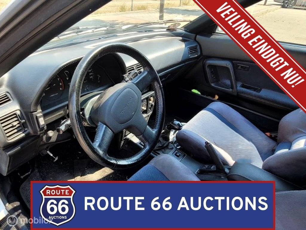 Toyota Celica 2.0 GT-i 16V | 1989 | Route 66 Auctions, Auto's, Zwart, Bedrijf, Handgeschakeld, Overige carrosserie