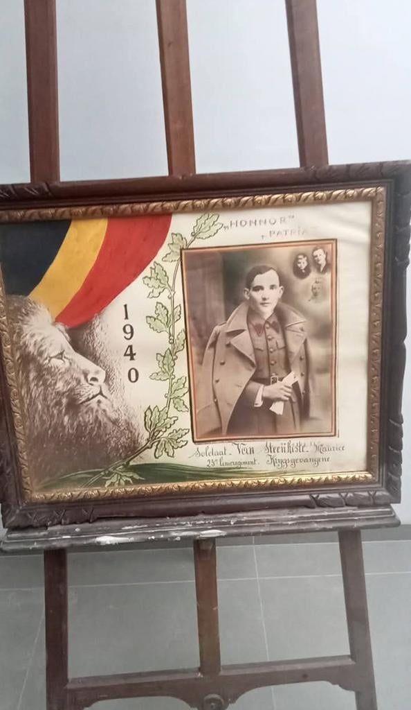 Oud kader 1940 Van Steenkiste Maurice 23ste linieregiment, Ophalen, Foto