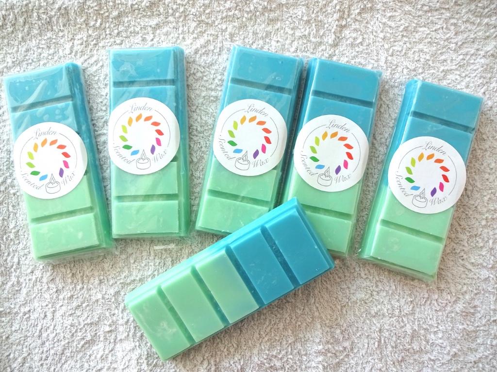 La cire thermofusible parfum de menthe poivrée d'eucalyptus, Enlèvement ou Envoi, Neuf, Vert, Bougie