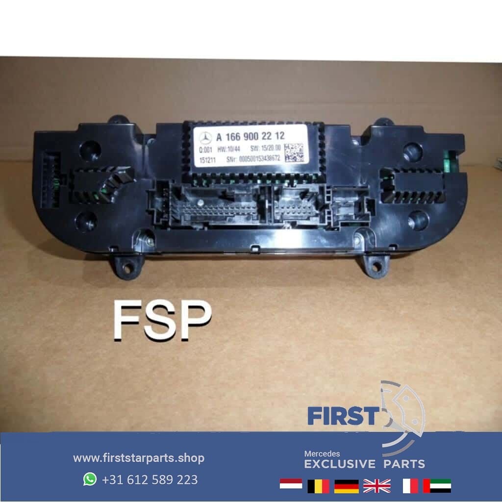 Mercedes W204 W212 X204 W166 Climatronic kachel bediening or, Gebruikt, -, Ophalen of Verzenden, -