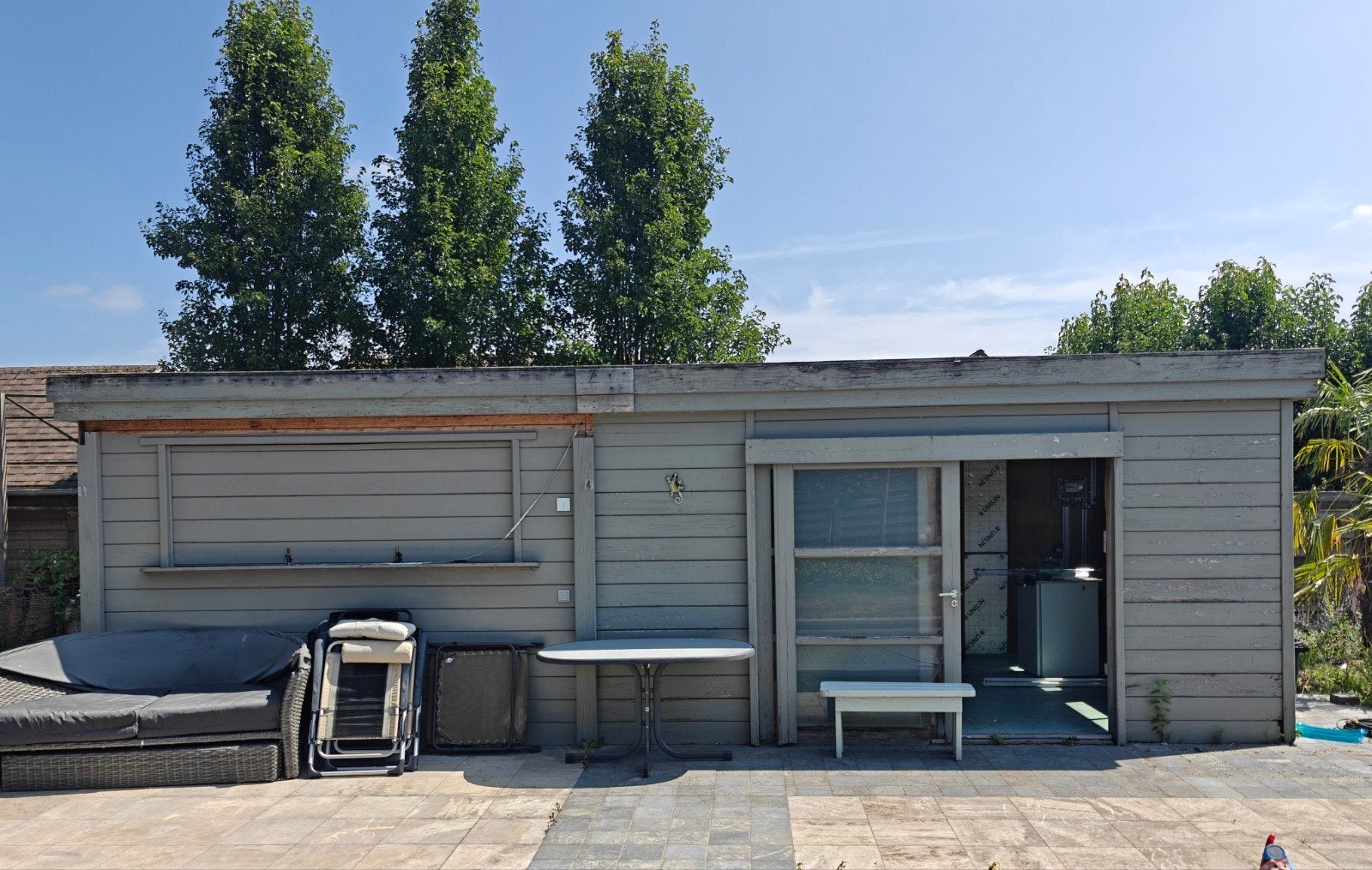 Voor snelle beslissers: Tuinhuis 3,5m op 8m, Enlèvement, Bois, Abri de jardin