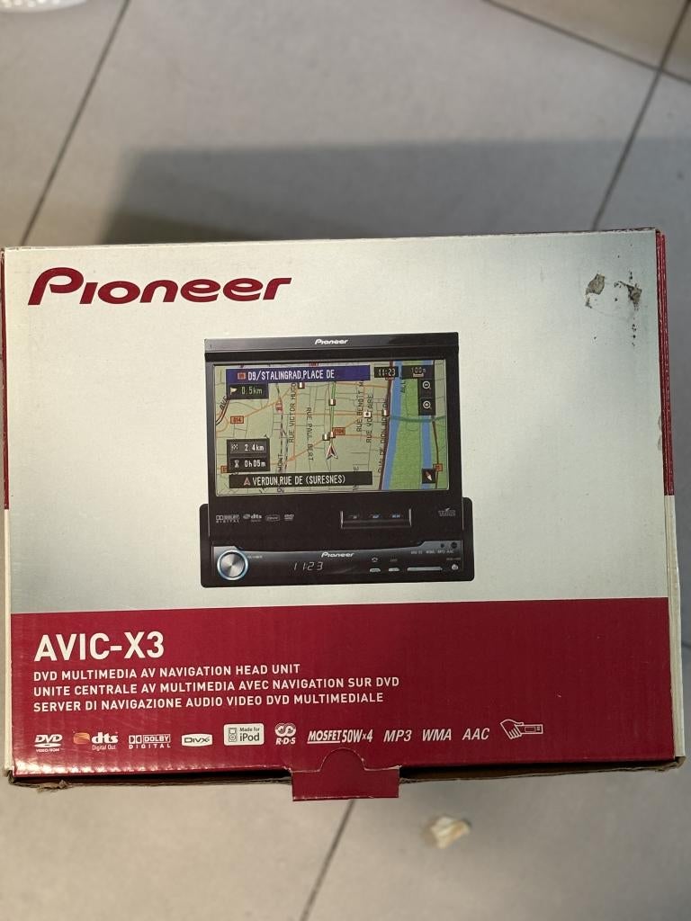 Pioneer AVIC‑X3 Set met CD‑BT10 en CD-UB100, Auto diversen, Ophalen, Gebruikt