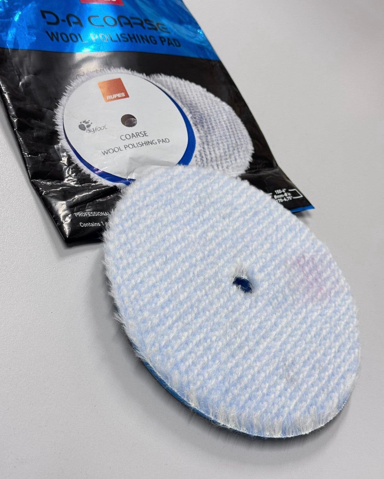 RUPES Wollen Polijstpad Grof Blauw wol 150-170mm polijst pad, Ophalen of Verzenden, Nieuw
