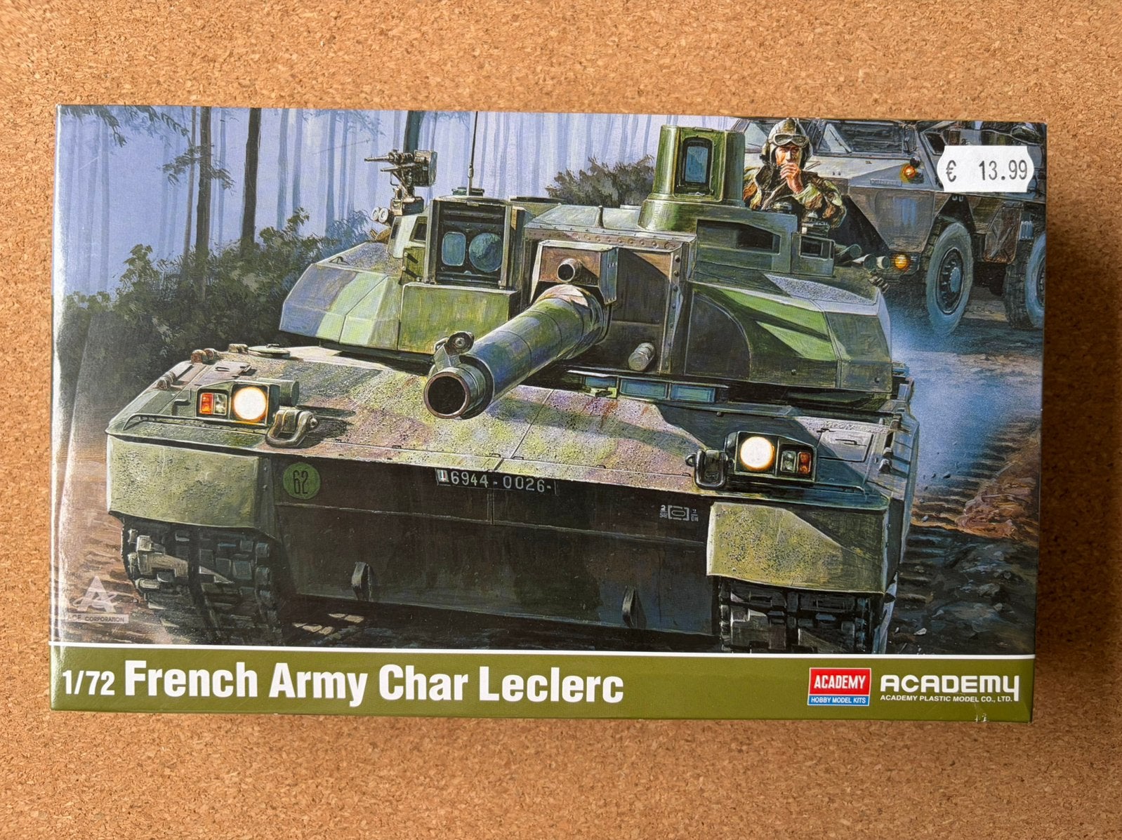 Academy Française de l'Armée Char Leclerc 1:72, Envoi, Comme neuf